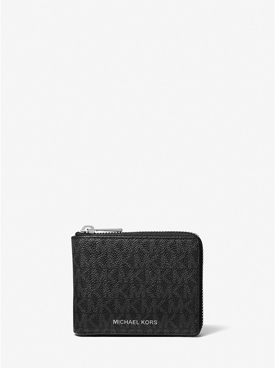Michael Kors Hudson Bifold Geldbörse Herren Schwarz | Österreich-4013785