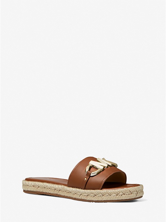 Michael Kors Izzy Badelatschen Damen Braun | Österreich-7501389
