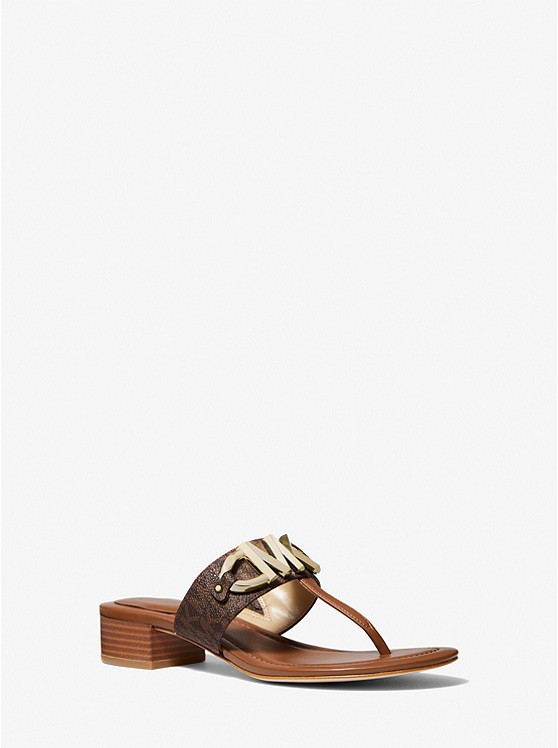 Michael Kors Izzy Sandalen Damen Braun Mehrfarbig | Österreich-7984815