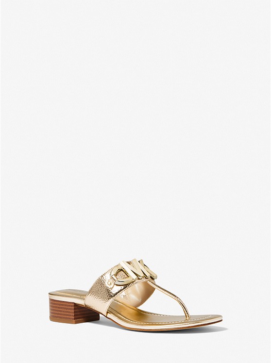 Michael Kors Izzy Sandalen Damen Gold | Österreich-9083715