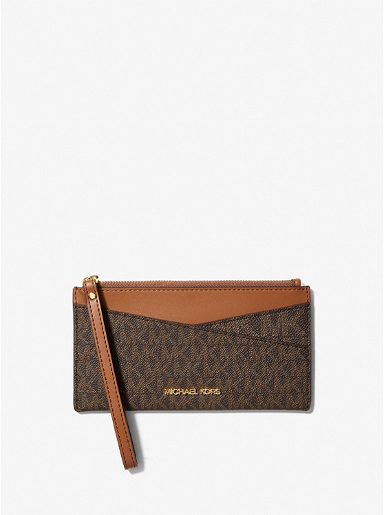 Michael Kors Jet Set Geldbörse Damen Braun | Österreich-0887549