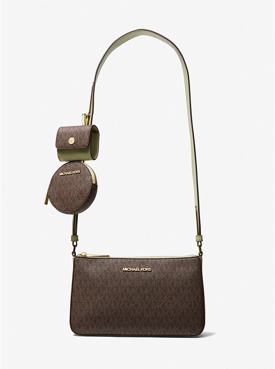 Michael Kors Jet Set Travel Schultertaschen Damen Hellolivgrün | Österreich-1805743