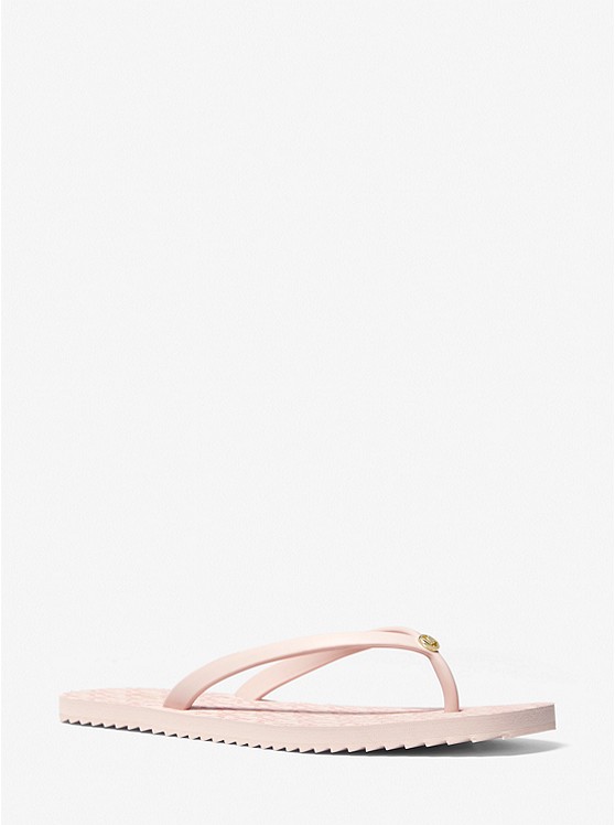 Michael Kors Jinx Flip Flops Damen Schwarz | Österreich-9485177