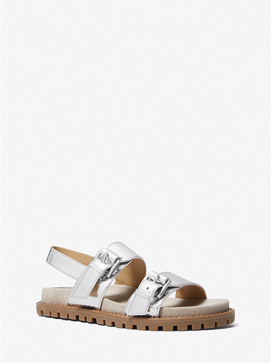 Michael Kors Judd Sandalen Damen Silber | Österreich-5478701