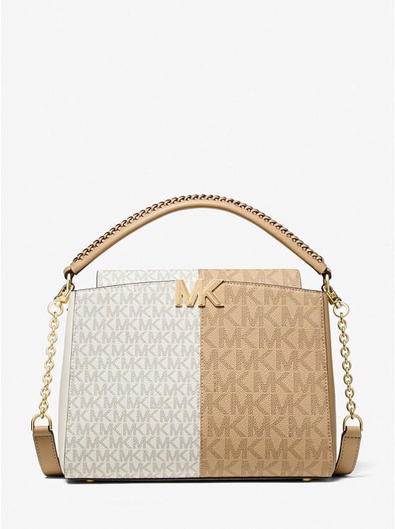 Michael Kors Karlie Schulranzen Damen Beige Braun | Österreich-7718830