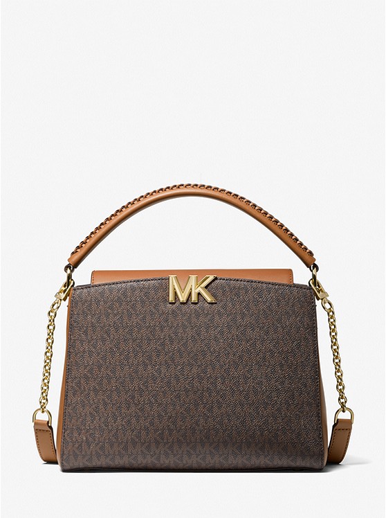 Michael Kors Karlie Schulranzen Damen Braun Gelb Braun | Österreich-1073848