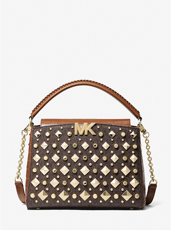 Michael Kors Karlie Schulranzen Damen Braun | Österreich-3797408