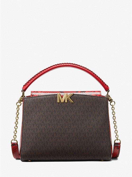 Michael Kors Karlie Schulranzen Damen Rot | Österreich-8753897