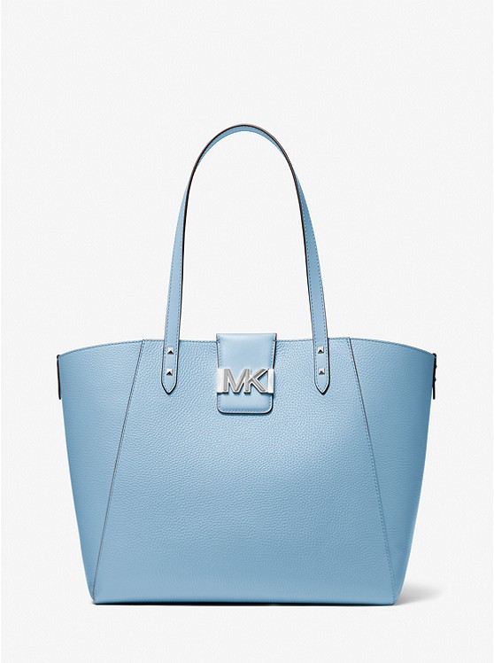 Michael Kors Karlie Tragetaschen Damen Azurblau | Österreich-4198507