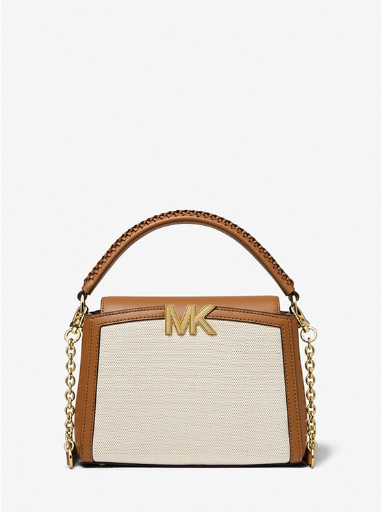 Michael Kors Karlie crossbody taschen Damen Beige | Österreich-7914305