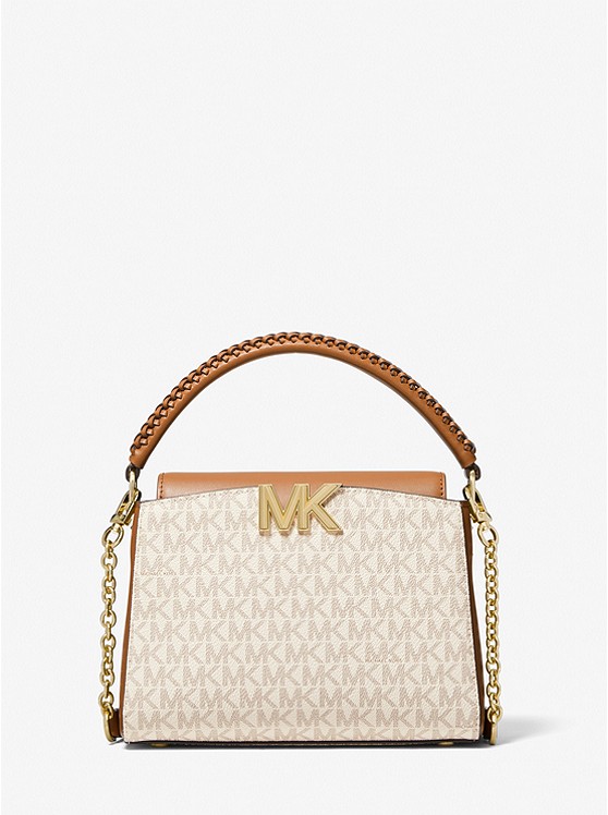 Michael Kors Karlie crossbody taschen Damen Braun Gelb Braun | Österreich-8195804