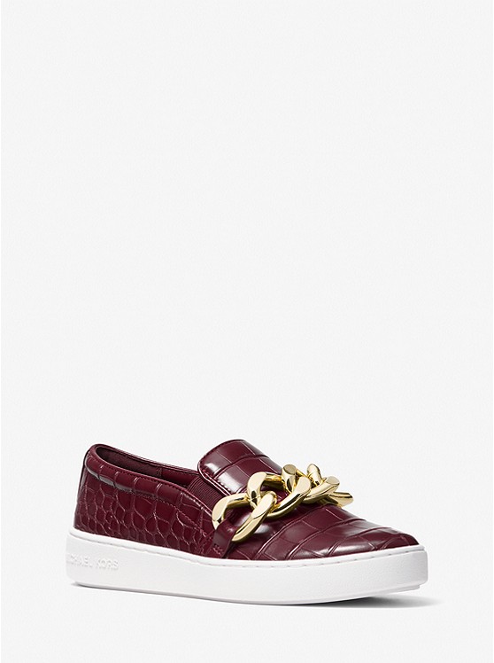 Michael Kors Keaton Slip-on-sneakers Damen Bordeaux | Österreich-7781490