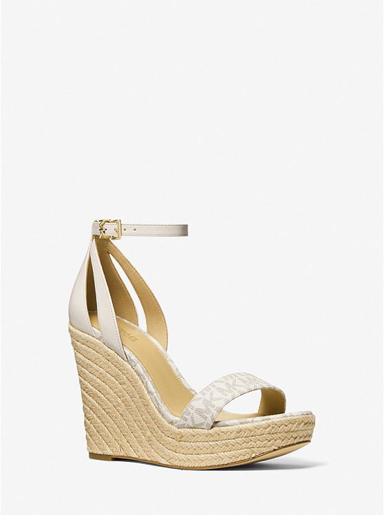Michael Kors Kimberly Sandalen Damen Weiß | Österreich-4530887