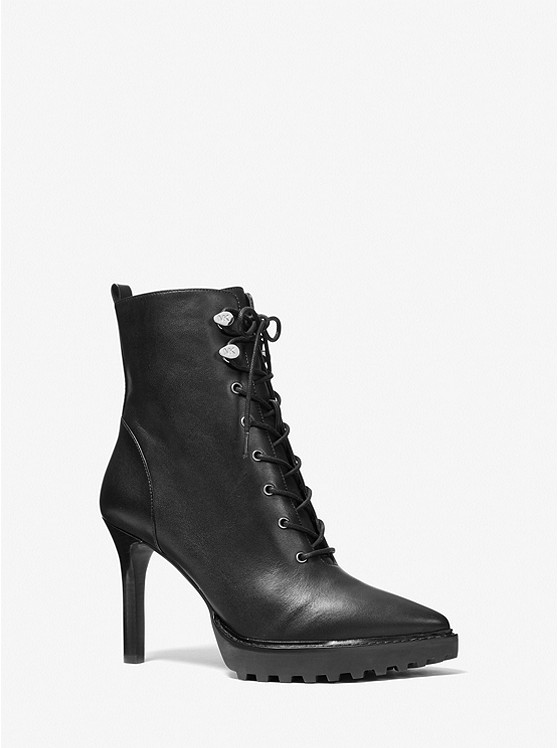Michael Kors Kyle Schnürstiefel Damen Schwarz | Österreich-7139858