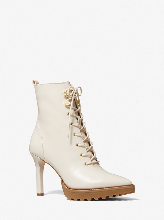Michael Kors Kyle Schnürstiefel Damen Weiß | Österreich-9471087