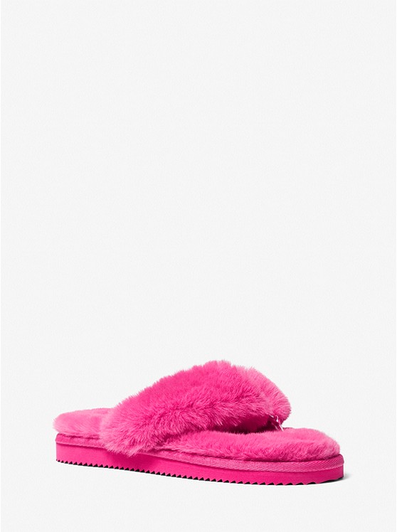 Michael Kors Lala Slipper Damen Fuchsie | Österreich-8779051
