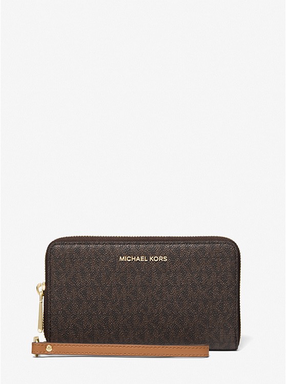 Michael Kors Large Geldbörse Damen Braun | Österreich-9584837