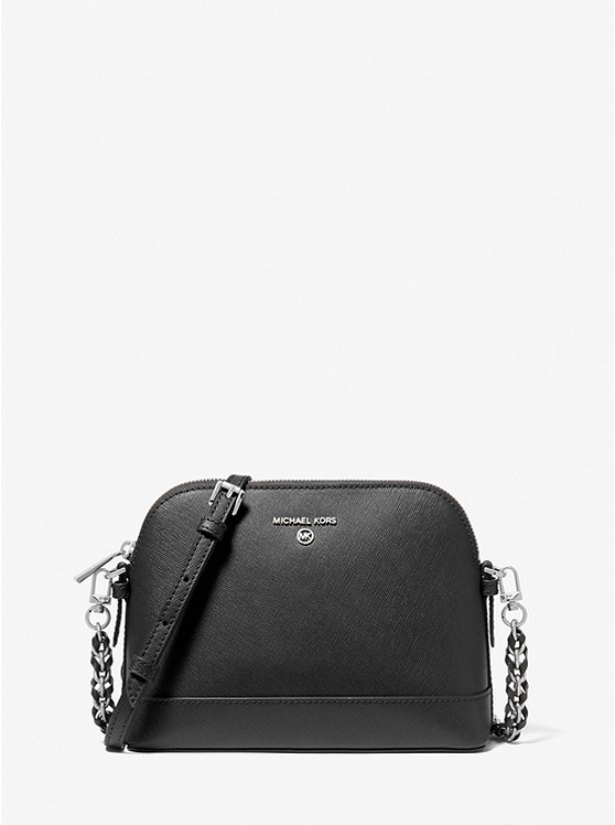 Michael Kors Large Saffiano Leder crossbody taschen Damen Schwarz | Österreich-9581840