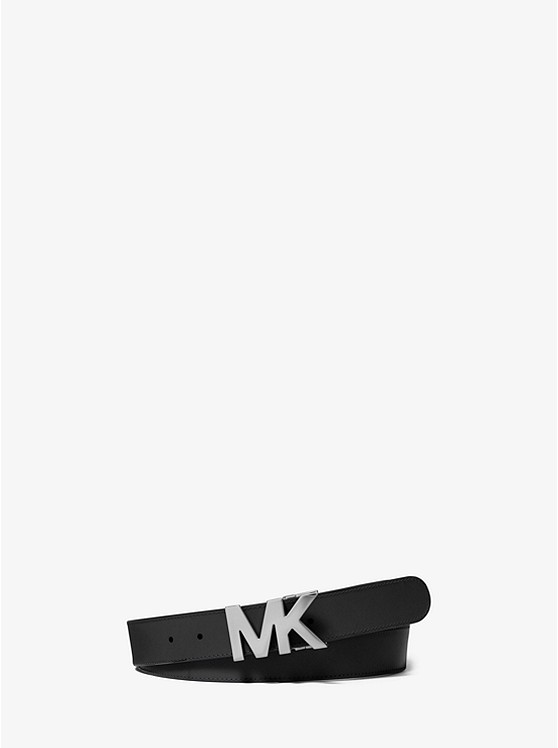 Michael Kors Leder Gürtel Herren Schwarz | Österreich-1803947
