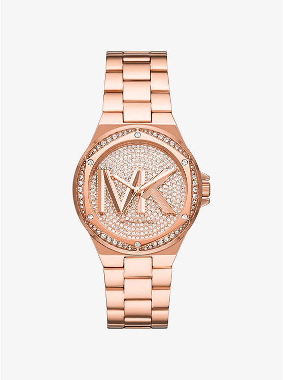 Michael Kors Lennox Uhren Damen Rosa Gold | Österreich-3179048