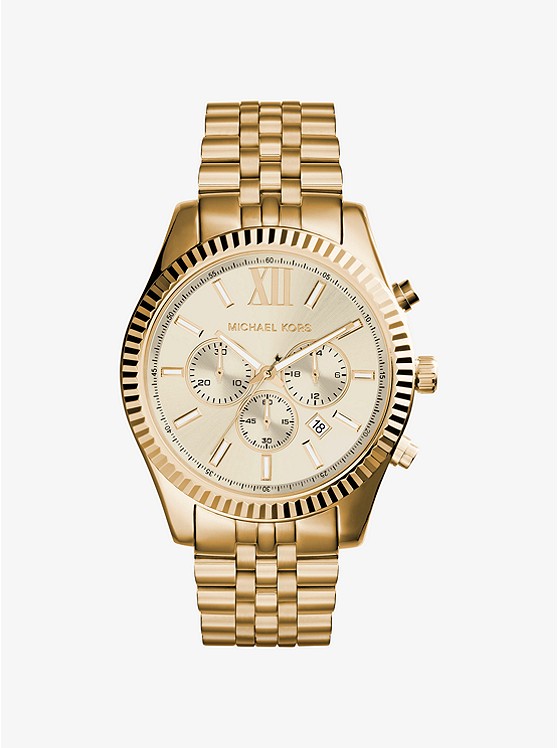 Michael Kors Lexington Uhren Damen Gold | Österreich-7548701