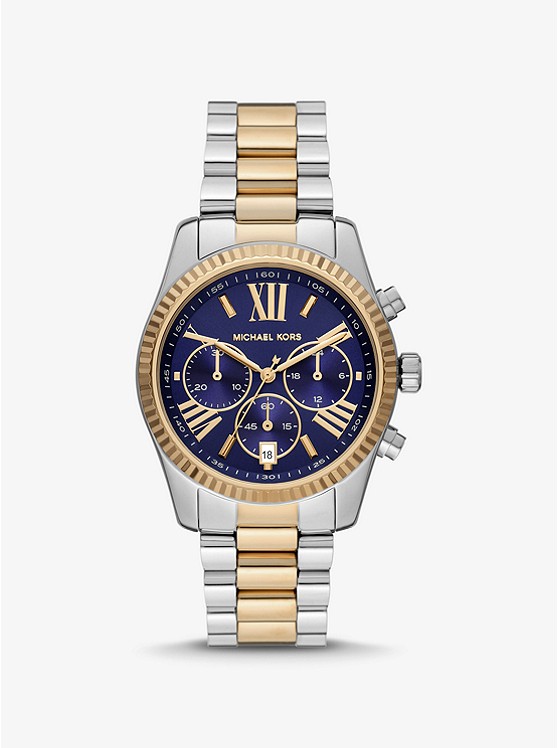 Michael Kors Lexington Uhren Damen Silber Gold | Österreich-7798503