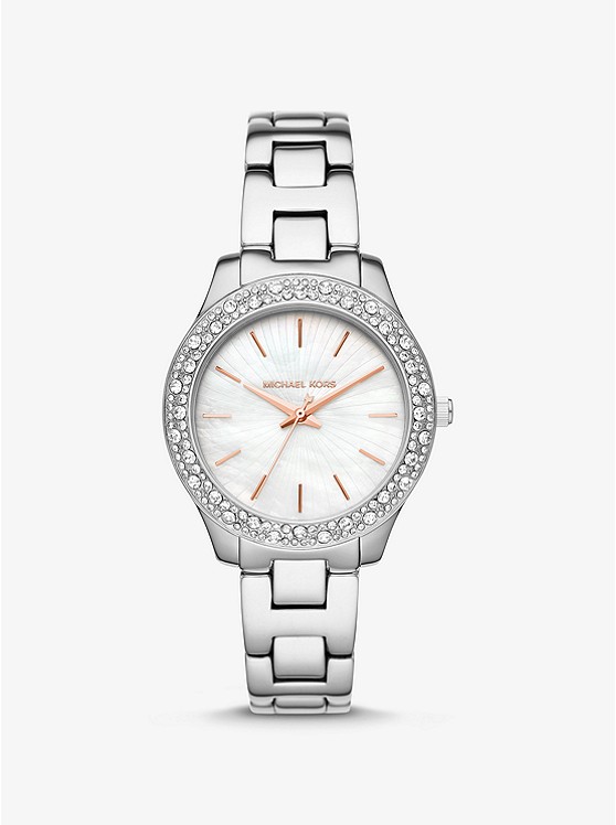 Michael Kors Liliane Uhren Damen Silber | Österreich-7489358