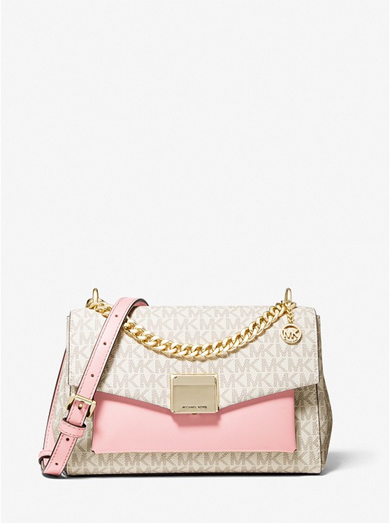 Michael Kors Lita crossbody taschen Damen Rosa | Österreich-0483719