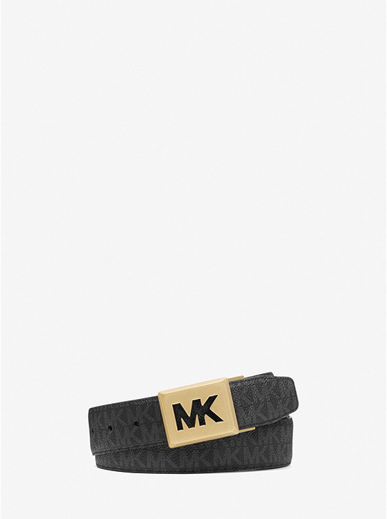 Michael Kors Logo Gürtel Herren Schwarz | Österreich-0715843