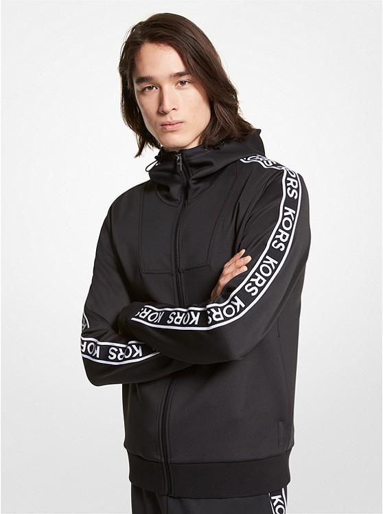 Michael Kors Logo Hoodie Herren Schwarz | Österreich-7587493