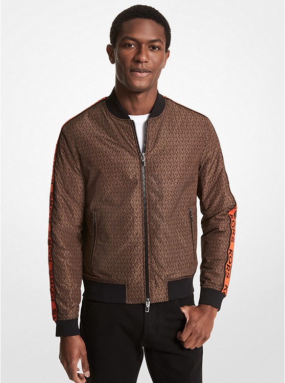 Michael Kors Logo Jacke Herren Braun | Österreich-3719584