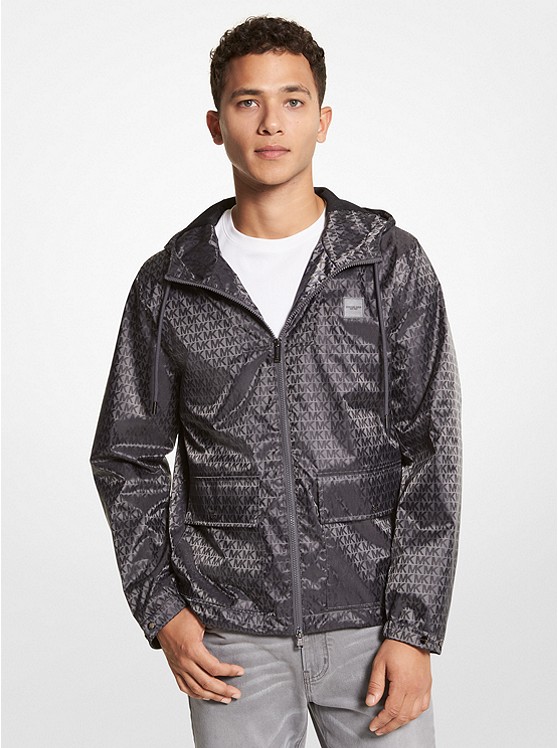 Michael Kors Logo Jacke Herren Tiefesgrau | Österreich-4791581