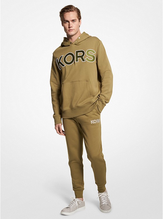 Michael Kors Logo Jogginghose Herren Olivgrün | Österreich-4718085