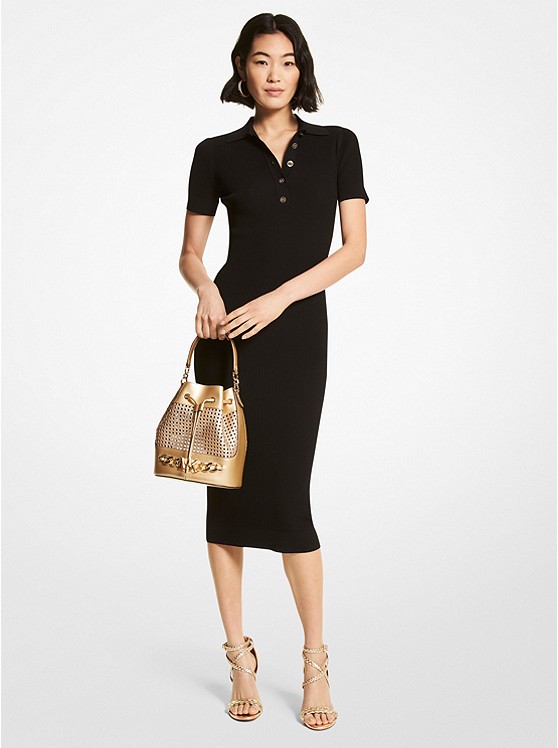 Michael Kors Logo Kleider Damen Schwarz | Österreich-5048973
