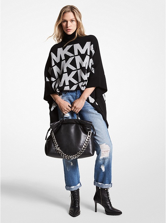 Michael Kors Logo Pullover Damen Schokolade | Österreich-7845871