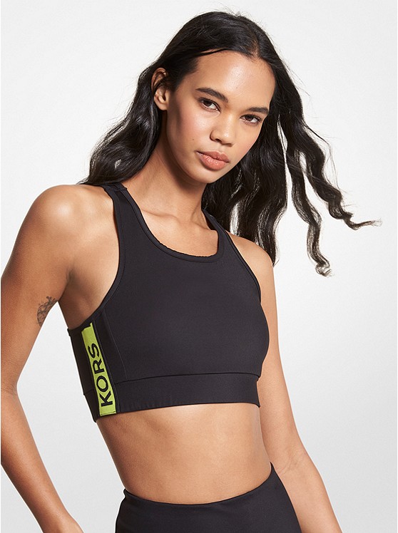 Michael Kors Logo Sport Bh Damen Schwarz | Österreich-8470983