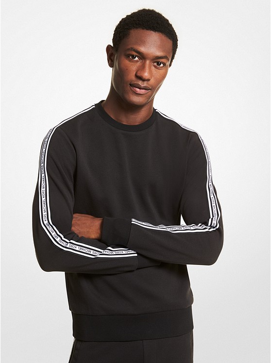 Michael Kors Logo Sweatshirt Herren Schwarz | Österreich-3957781
