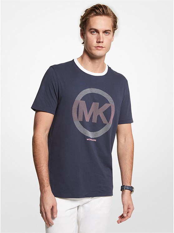 Michael Kors Logo T-shirts Herren Rosa | Österreich-8177503