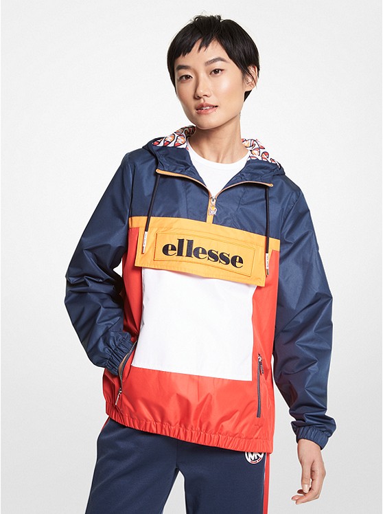 Michael Kors MK X ellesse Jacke Damen Blau | Österreich-4395180