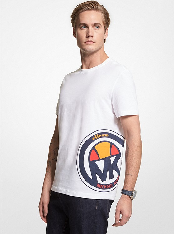 Michael Kors MK X ellesse T-shirts Herren Weiß | Österreich-0354718