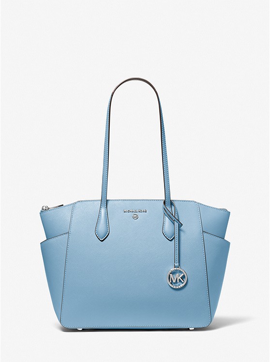 Michael Kors Marilyn Tragetaschen Damen Hellblau | Österreich-0871375