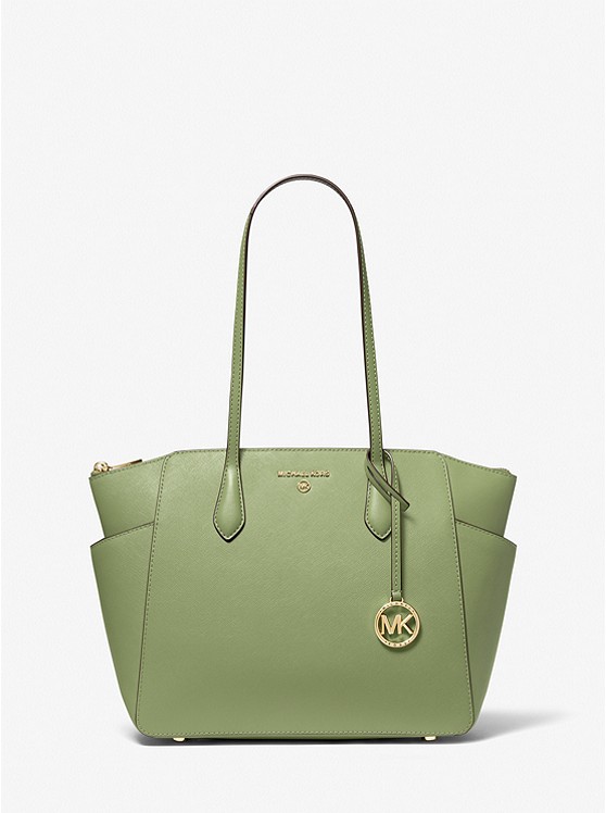 Michael Kors Marilyn Tragetaschen Damen Hellgrün | Österreich-4718805