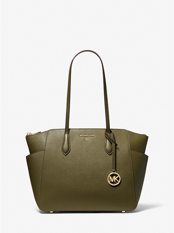 Michael Kors Marilyn Tragetaschen Damen Dunkelgrün | Österreich-9848317