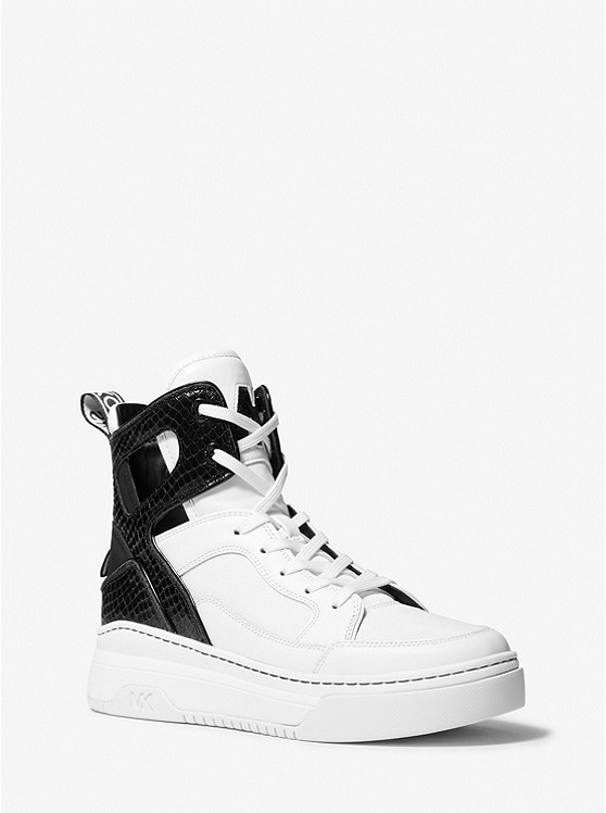 Michael Kors Matson High Top Sneakers Damen Weiß | Österreich-5880713