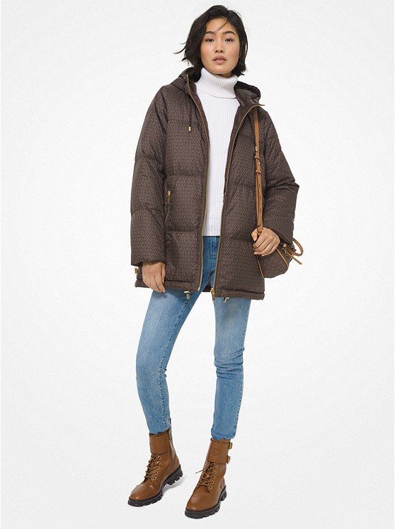 Michael Kors Mini Jacke Damen Schokolade | Österreich-3857140