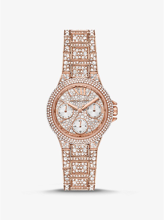Michael Kors Mini Uhren Damen Rosa Gold | Österreich-7740351