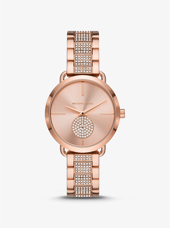 Michael Kors Mini Uhren Damen Rosa Gold | Österreich-8750749