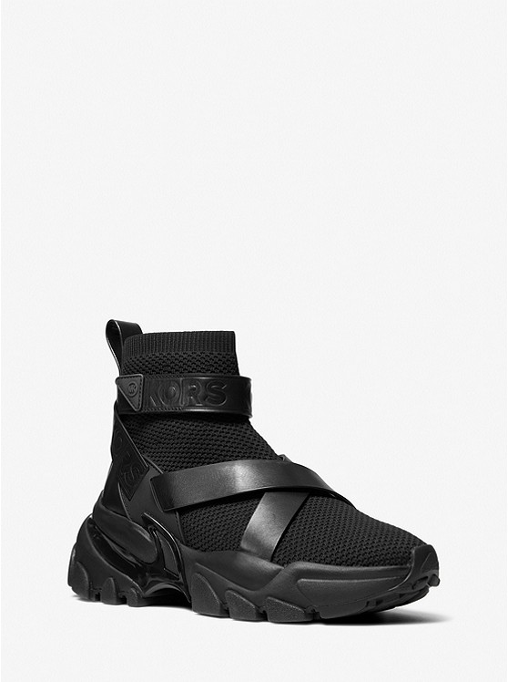 Michael Kors Nick Sportschuhe Damen Schwarz | Österreich-9875701