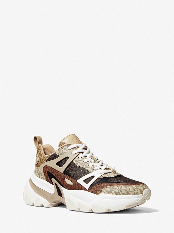 Michael Kors Nick Sportschuhe Herren Braun Mehrfarbig | Österreich-7045719