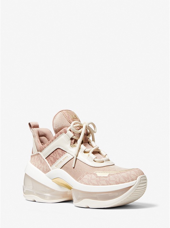 Michael Kors Olympia Sportschuhe Damen Rosa | Österreich-4395708